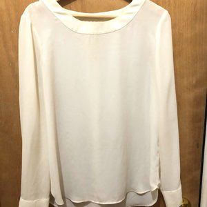 Banana Republic white blouse